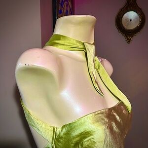 *NEW Slinky Green Dress